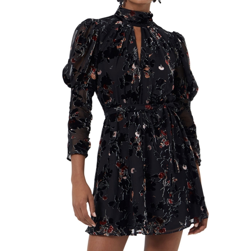 The French Connection Guthern Burn Out Dress